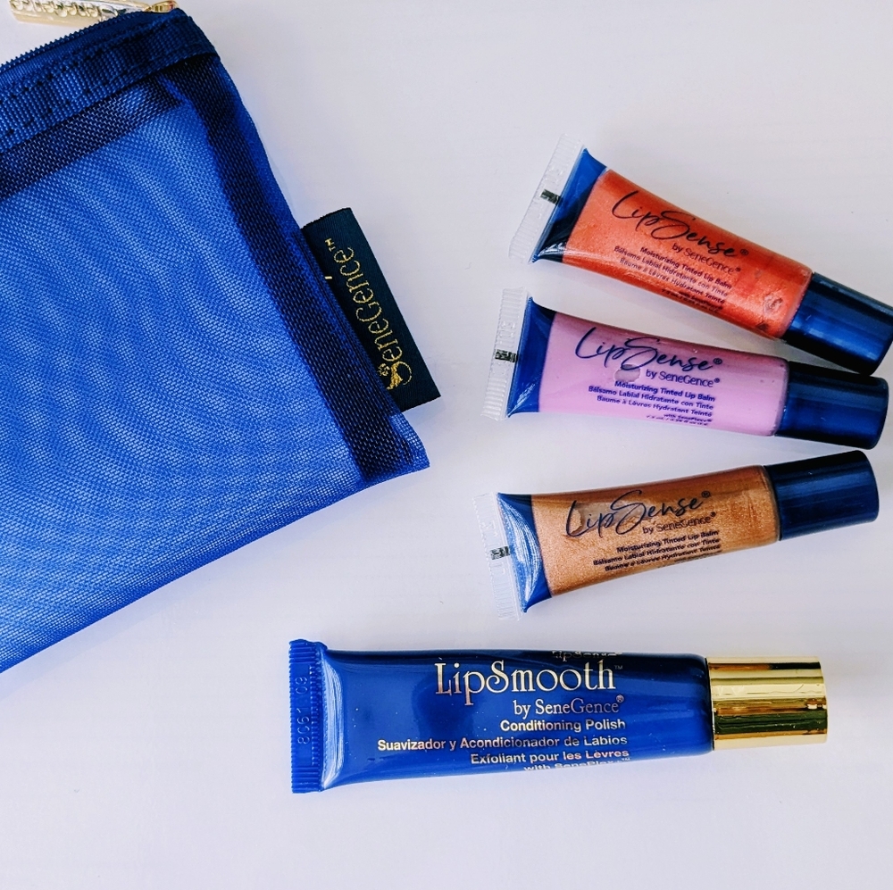 SeneGence Tinted Lip Balm Collection - 3 + Lip Smooth Scrub